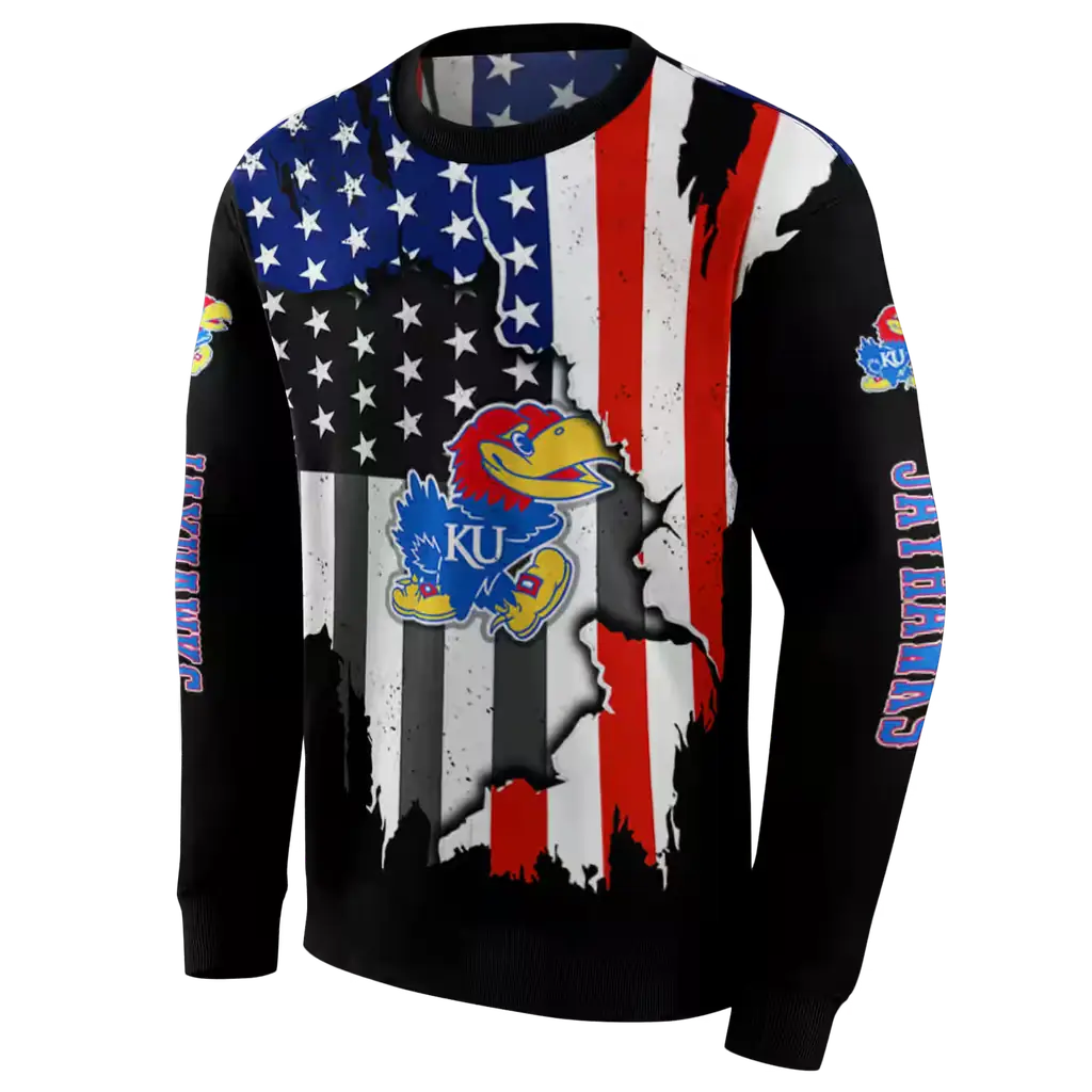 kansas jayhawks american pride black hoodie new arrival kansas jayhawks american pride black hoodie new arrival