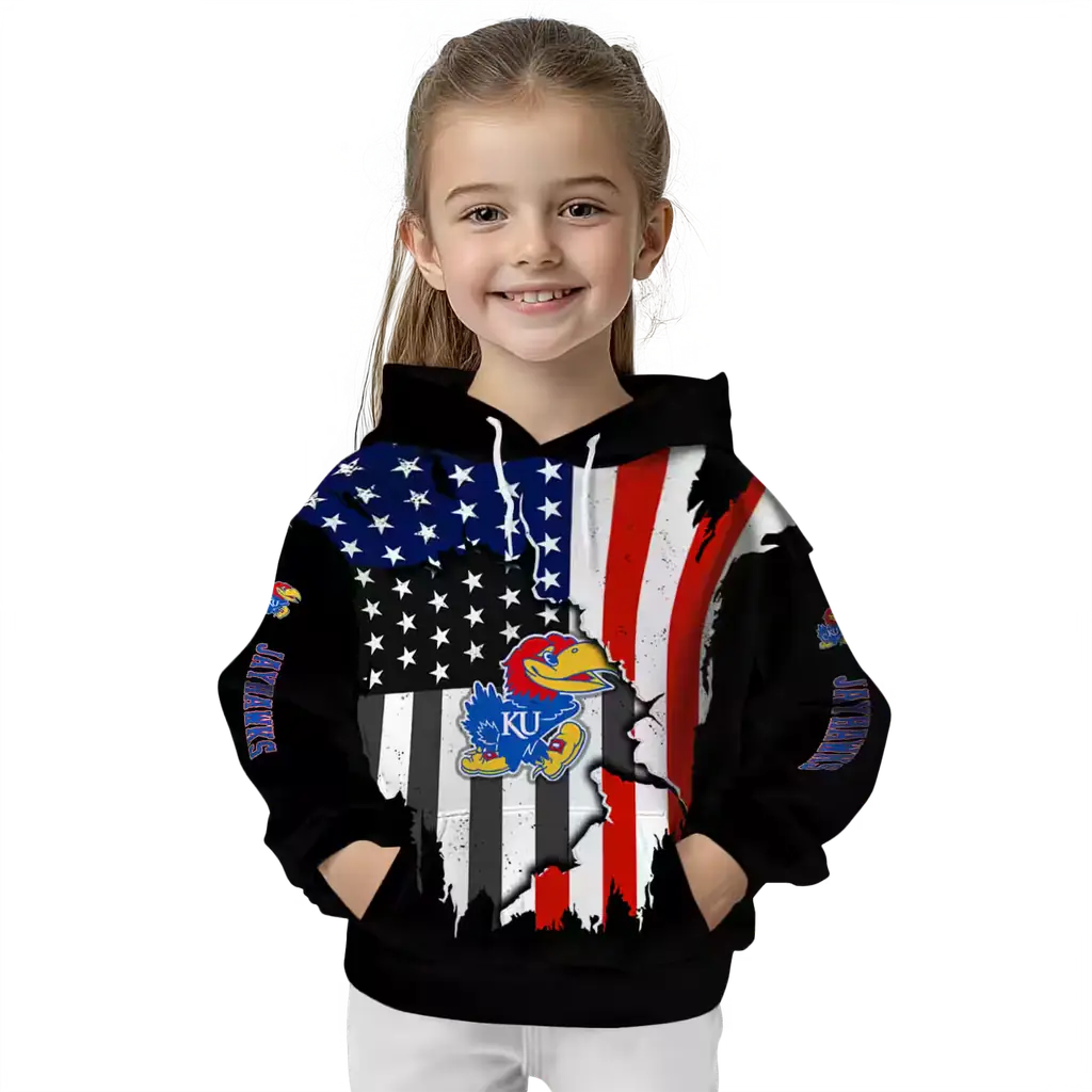 kansas jayhawks american pride black hoodie top rated kansas jayhawks american pride black hoodie top rated
