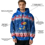 kansas jayhawks christmas trees blue hoodie best selling