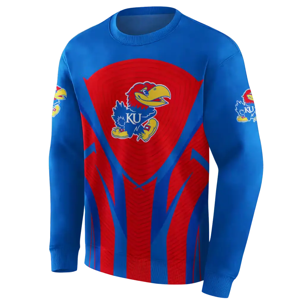 kansas jayhawks concentric lines blue black hoodie new arrival kansas jayhawks concentric lines blue black hoodie new arrival