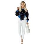 kansas jayhawks futuristic pattern blue black hoodie best selling