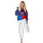 kansas jayhawks heartbeat graphic blue hoodie best selling
