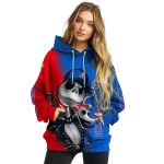 kansas jayhawks jack skellington blue hoodie best selling