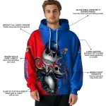 kansas jayhawks jack skellington blue hoodie best selling