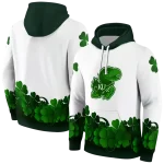 kansas jayhawks lucky motif white green hoodie best selling