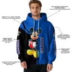 kansas jayhawks mickey mouse blue black hoodie best selling