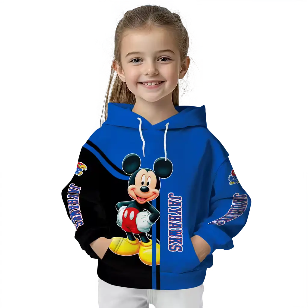 kansas jayhawks mickey mouse blue black hoodie top rated kansas jayhawks mickey mouse blue black hoodie top rated
