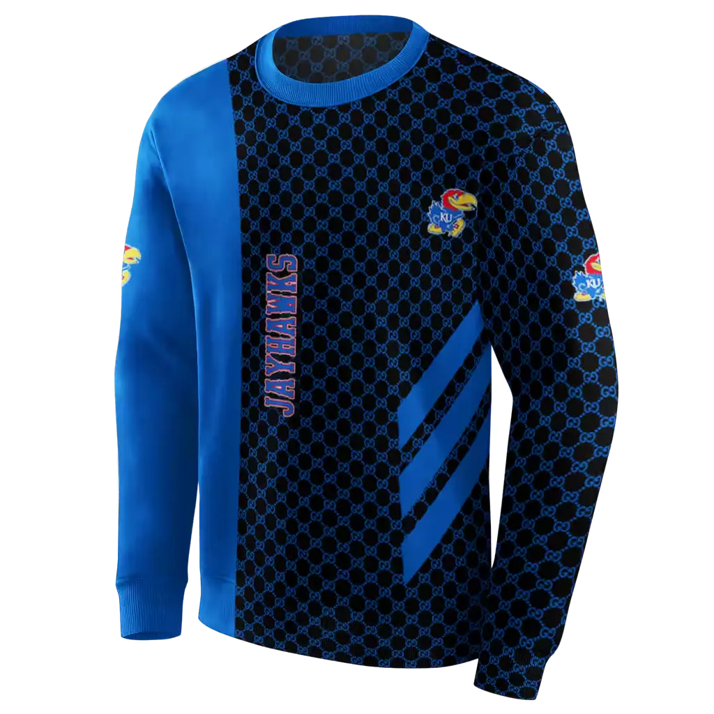 kansas jayhawks monogram pattern blue hoodie new arrival kansas jayhawks monogram pattern blue hoodie new arrival