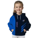 kansas jayhawks monogram pattern blue hoodie best selling