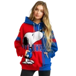 kansas jayhawks playful snoopy blue hoodie best selling