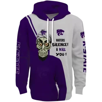 kansas state wildcats achmed skull purple hoodie best selling