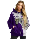 kansas state wildcats achmed skull purple hoodie best selling