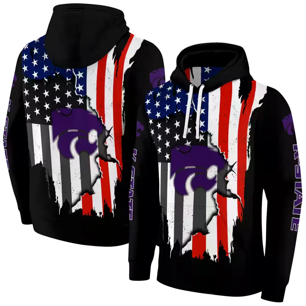 kansas state wildcats american pride black hoodie fashion forward kansas state wildcats american pride black hoodie fashion forward