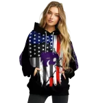 kansas state wildcats american pride black hoodie best selling