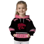 kansas state wildcats awareness ribbon black pink hoodie best selling