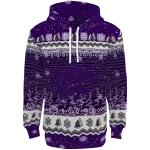 kansas state wildcats christmas trees purple hoodie best selling