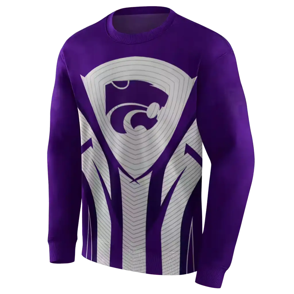 kansas state wildcats concentric lines purple black hoodie new arrival kansas state wildcats concentric lines purple black hoodie new arrival