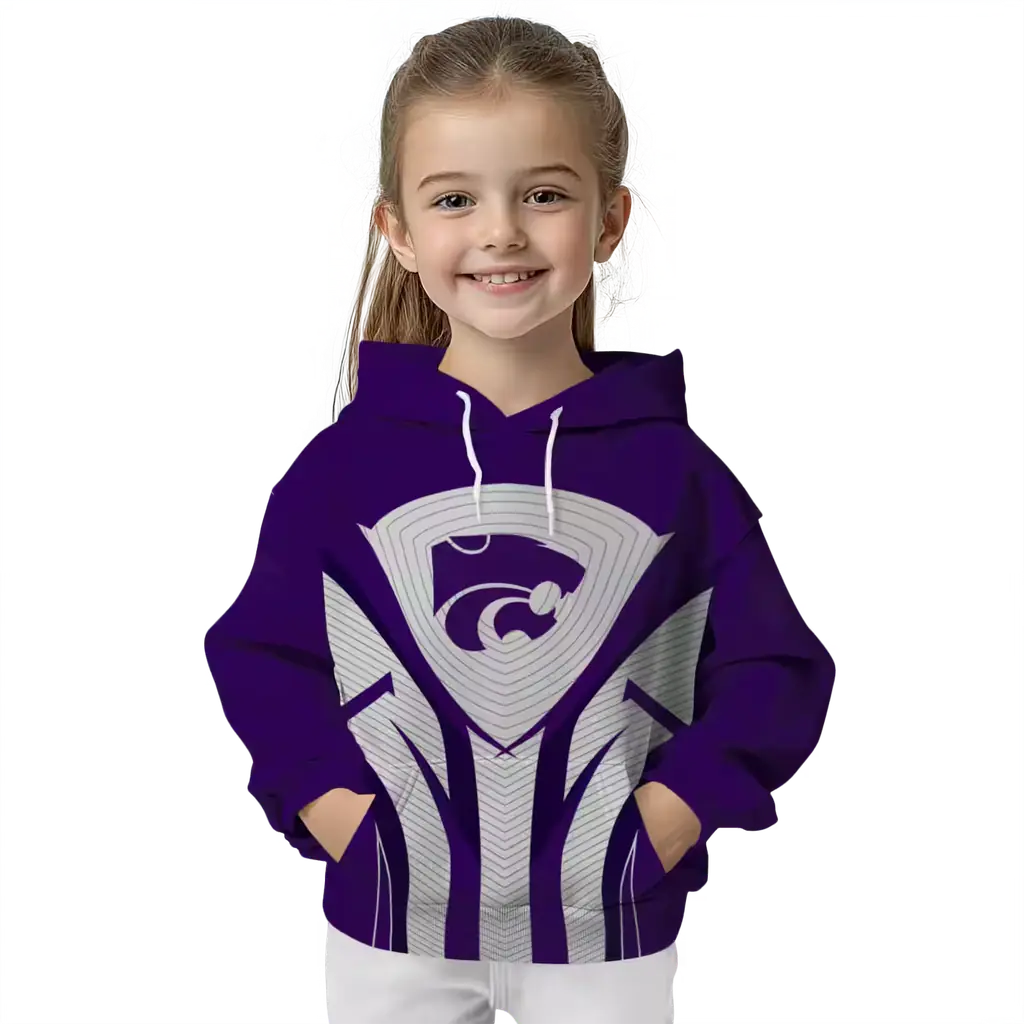 kansas state wildcats concentric lines purple black hoodie top rated kansas state wildcats concentric lines purple black hoodie top rated