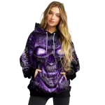 kansas state wildcats demonic skull purple black hoodie best selling