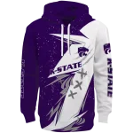 kansas state wildcats dynamic slash purple white hoodie best selling