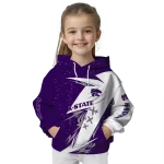 kansas state wildcats dynamic slash purple white hoodie best selling