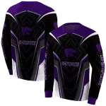 kansas state wildcats futuristic pattern purple black hoodie best selling