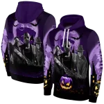 kansas state wildcats halloween vibes purple black hoodie best selling