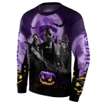 kansas state wildcats halloween vibes purple black hoodie best selling