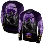 kansas state wildcats halloween vibes purple black hoodie best selling