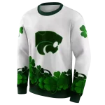 kansas state wildcats lucky motif white green hoodie best selling
