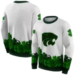 kansas state wildcats lucky motif white green hoodie best selling