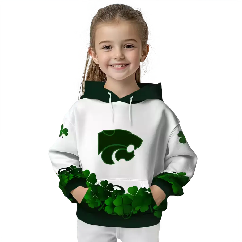 kansas state wildcats lucky motif white green hoodie top rated kansas state wildcats lucky motif white green hoodie top rated