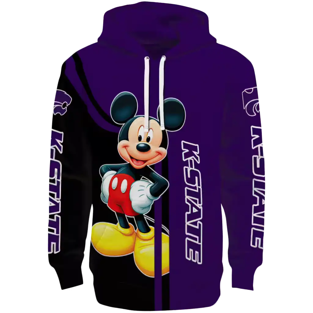 kansas state wildcats mickey mouse purple black hoodie best selling kansas state wildcats mickey mouse purple black hoodie best selling