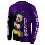 kansas state wildcats mickey mouse purple black hoodie best selling