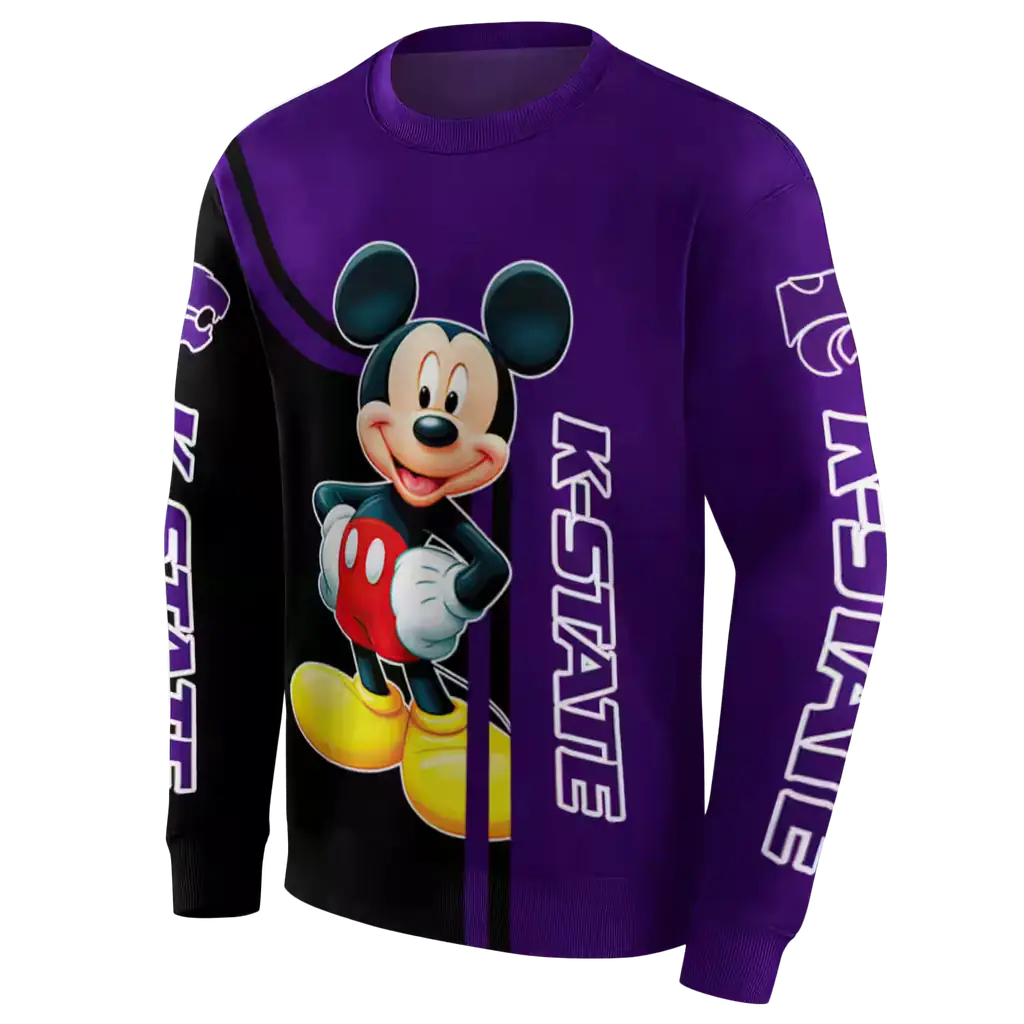 kansas state wildcats mickey mouse purple black hoodie new arrival kansas state wildcats mickey mouse purple black hoodie new arrival