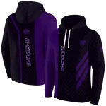 kansas state wildcats monogram pattern purple hoodie best selling