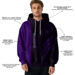 kansas state wildcats monogram pattern purple hoodie best selling