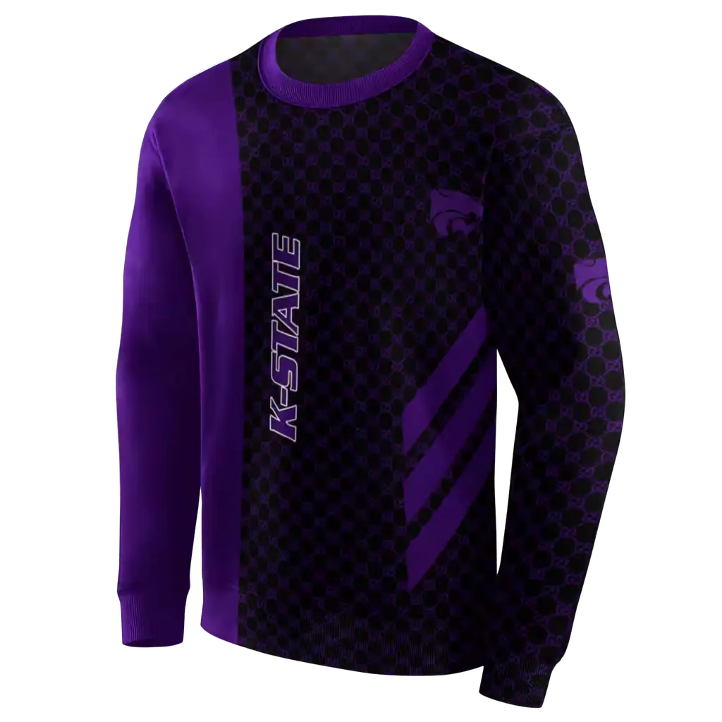 kansas state wildcats monogram pattern purple hoodie new arrival kansas state wildcats monogram pattern purple hoodie new arrival