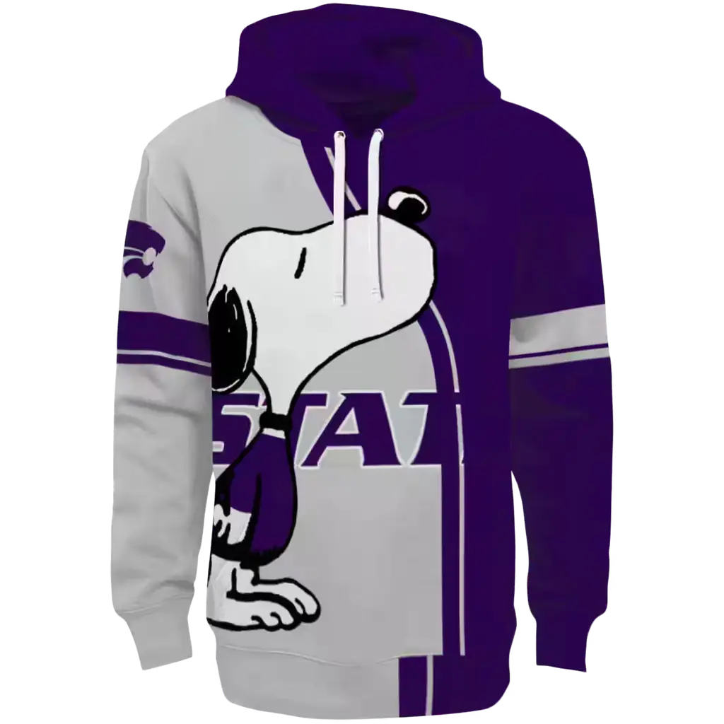 kansas state wildcats playful snoopy purple hoodie best selling kansas state wildcats playful snoopy purple hoodie best selling