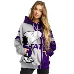 kansas state wildcats playful snoopy purple hoodie best selling