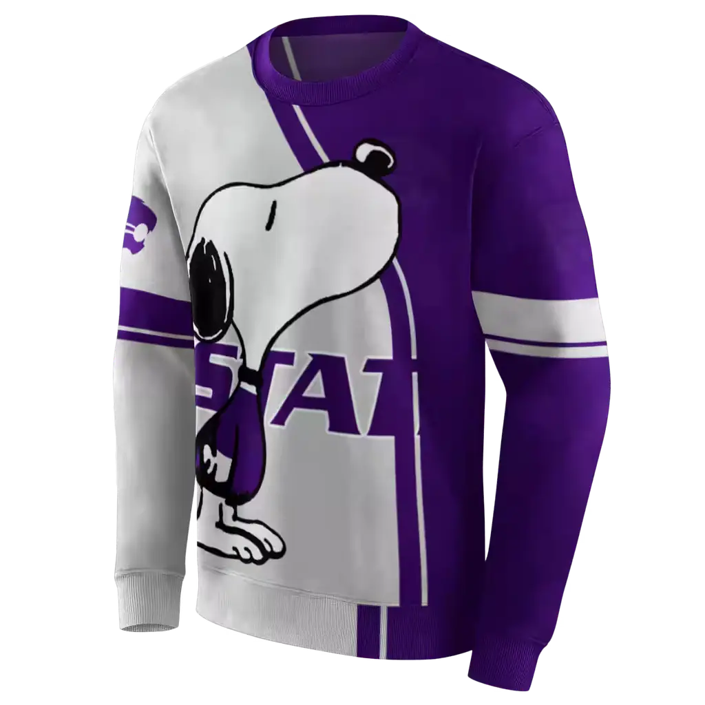 kansas state wildcats playful snoopy purple hoodie new arrival kansas state wildcats playful snoopy purple hoodie new arrival