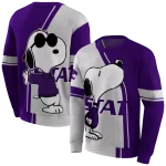 kansas state wildcats playful snoopy purple hoodie best selling