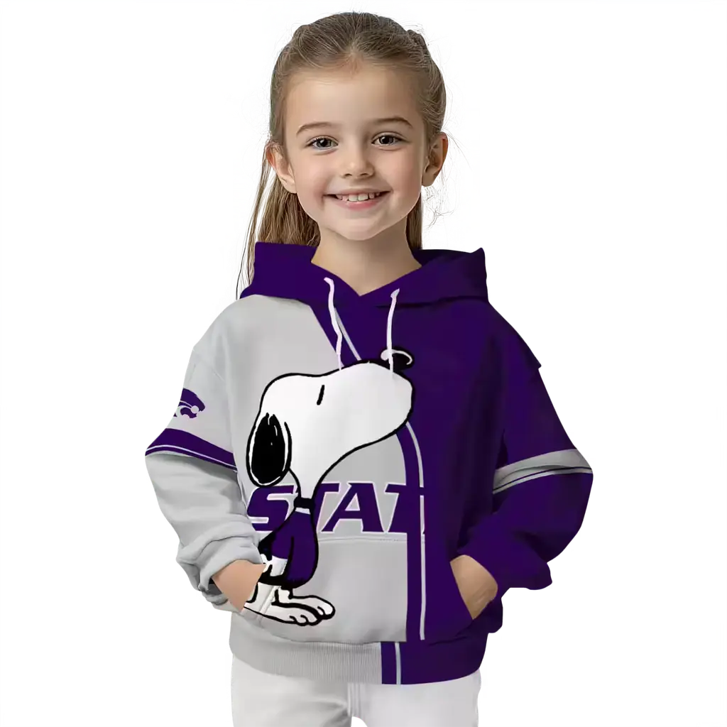 kansas state wildcats playful snoopy purple hoodie top rated kansas state wildcats playful snoopy purple hoodie top rated