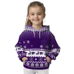 kansas state wildcats reindeer motif purple hoodie best selling