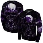 kansas state wildcats skull artwork purple black hoodie best selling