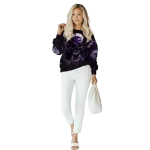 kansas state wildcats skull artwork purple black hoodie best selling