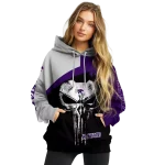 kansas state wildcats skull punisher grey black hoodie best selling