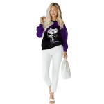 kansas state wildcats skull punisher grey black hoodie best selling