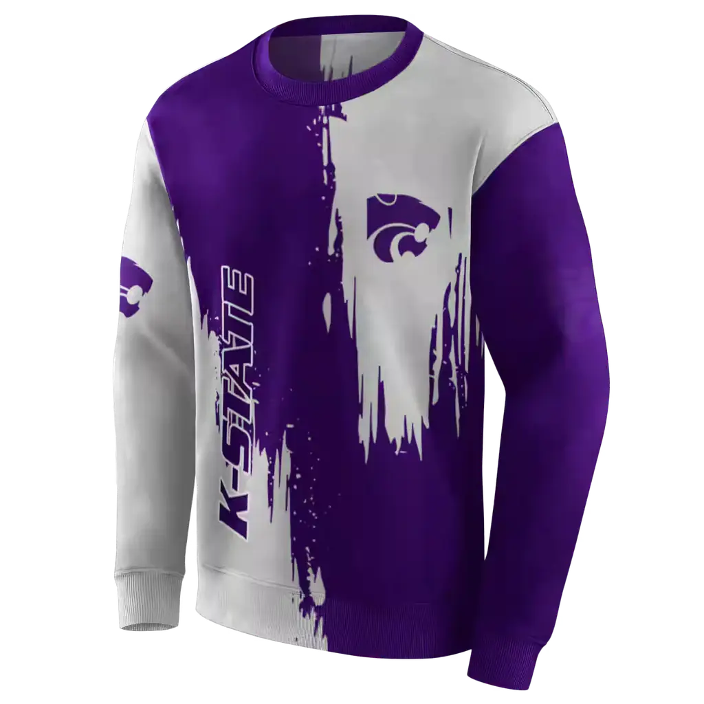 kansas state wildcats splatter effect purple hoodie new arrival kansas state wildcats splatter effect purple hoodie new arrival