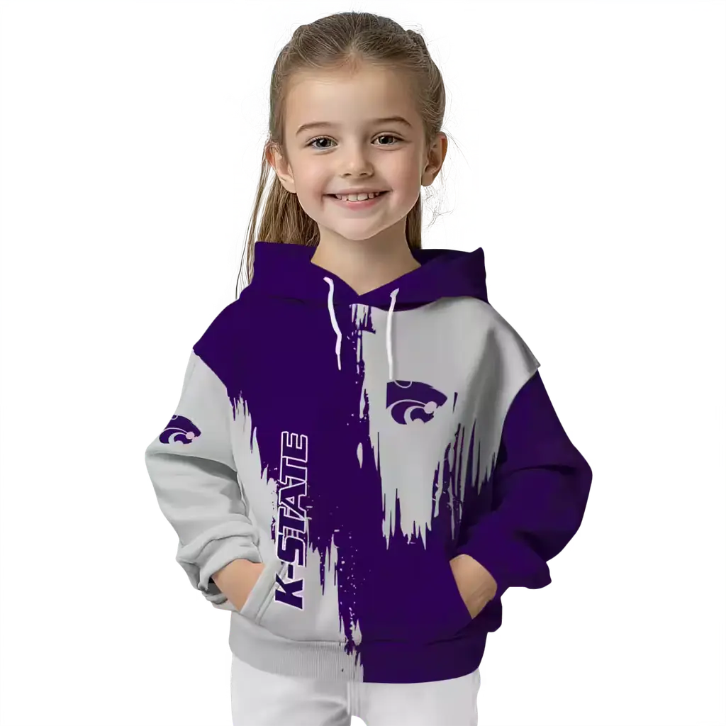 kansas state wildcats splatter effect purple hoodie top rated kansas state wildcats splatter effect purple hoodie top rated